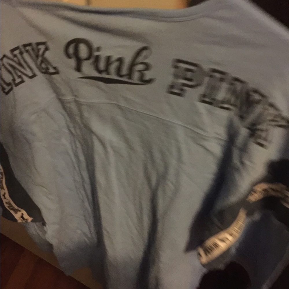Vs pink 3/4 sleeve top size med